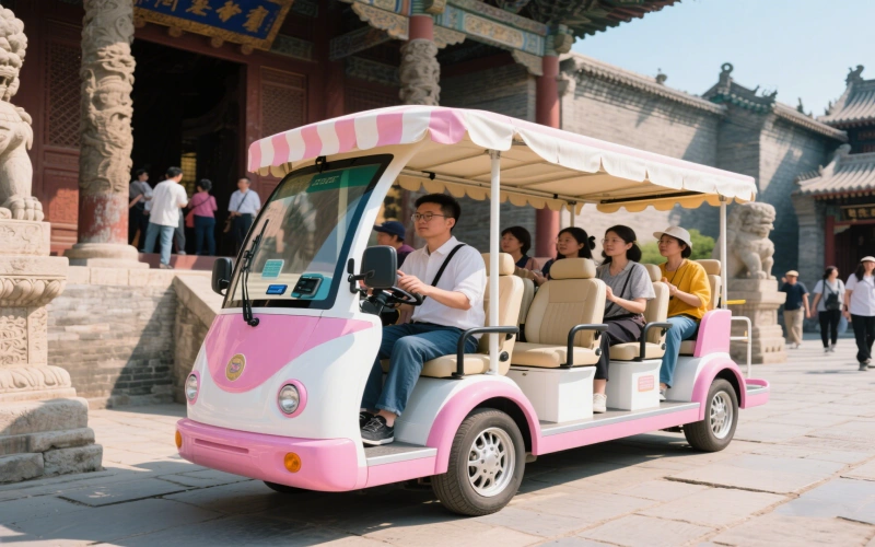 Offrez une expérience de visite agréable avec un triporteur électrique touristique