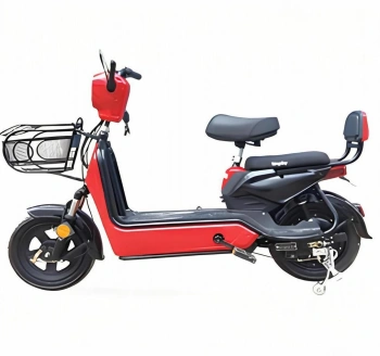 350W Motorlu ve 48V Kurşun-Asit Akülü İki Tekerlekli Elektrikli Scooter